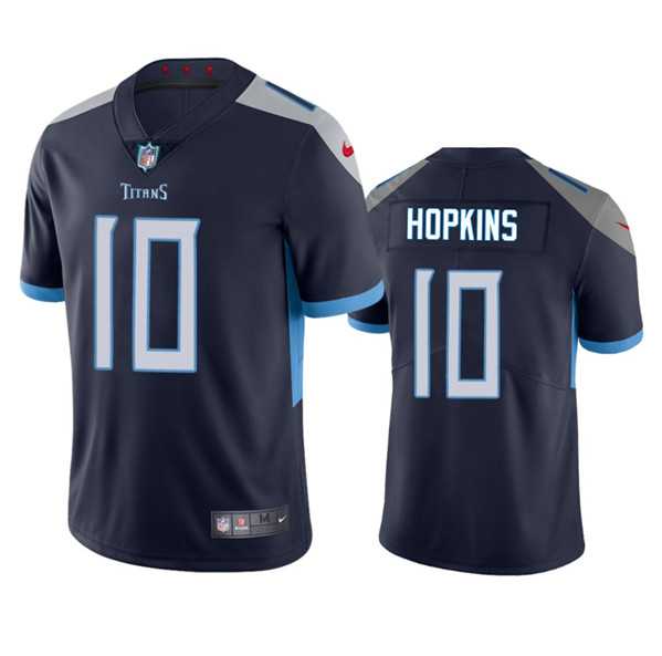 Men & Women & Youth Tennessee Titans #10 DeAndre Hopkins Navy Vapor Untouchable Stitched Jersey->tennessee titans->NFL Jersey